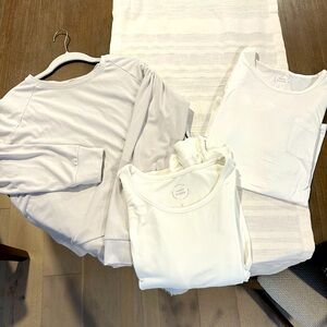 Cozy Earth All Weather Bundle 
Sweatshirt, long tee and pocket tee